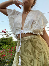 Load image into Gallery viewer, White Butterfly Top