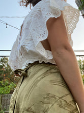Load image into Gallery viewer, White Butterfly Top