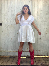 Load image into Gallery viewer, White Butterfly Dress