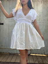 Load image into Gallery viewer, White Butterfly Dress