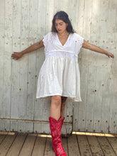 Load image into Gallery viewer, White Butterfly Dress