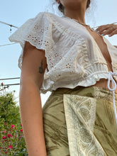 Load image into Gallery viewer, White Butterfly Top